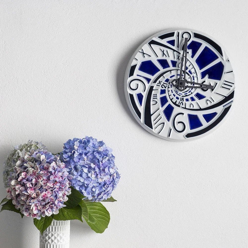 Black and cobalt clock Triple Helicoidal - Image 2