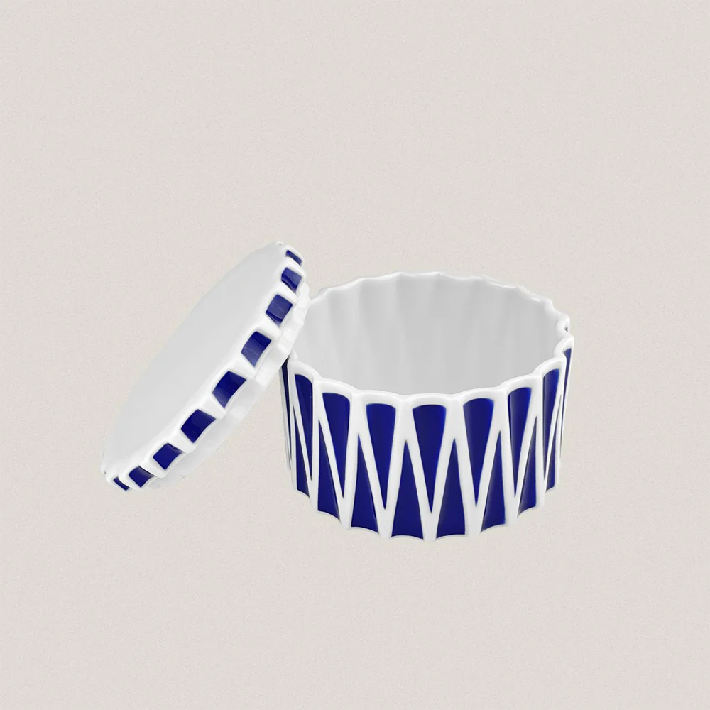 Blue Fol Round Box - Image 2