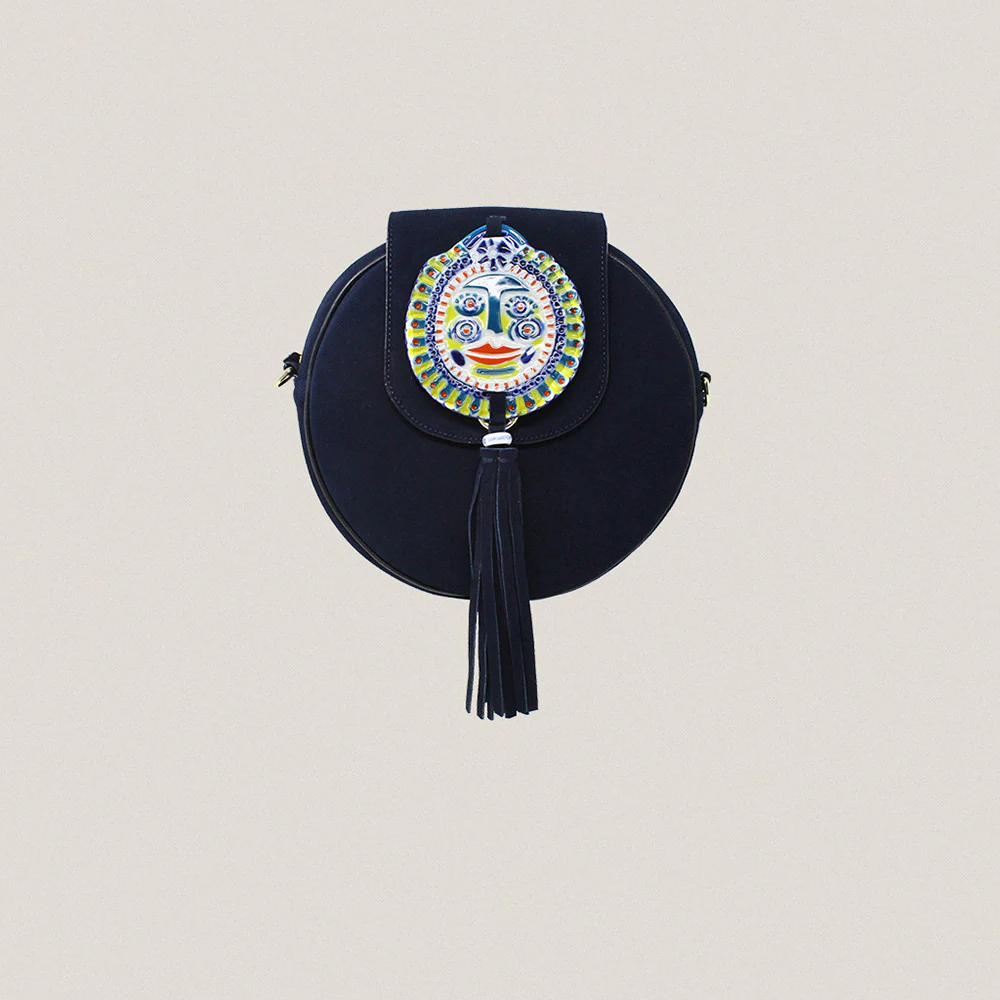 Blue Navy Sphere Bag