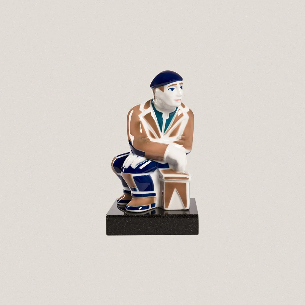 Bookend with base Man
