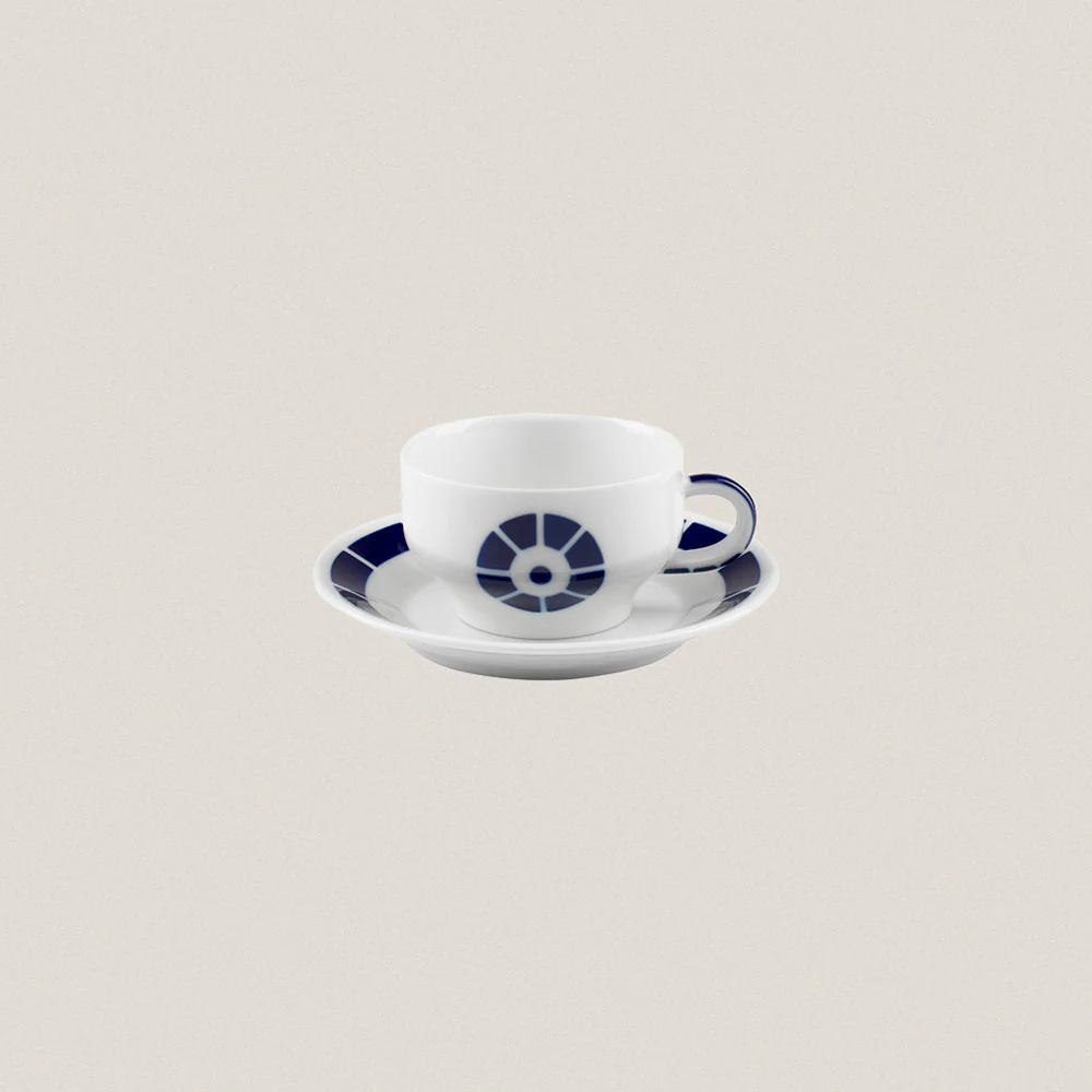 Breakfast Cup and Plate Coroa