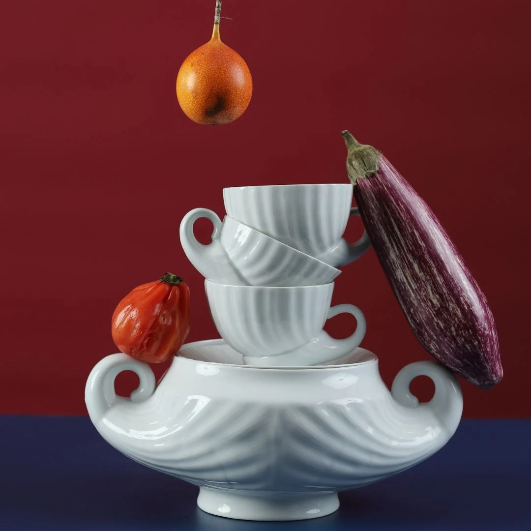 Breakfast Cup and Plate Cuncha - Image 2