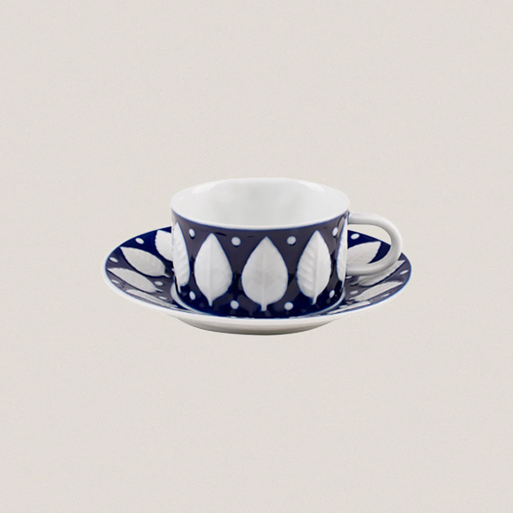 Breakfast Cup and Plate F73 Azul