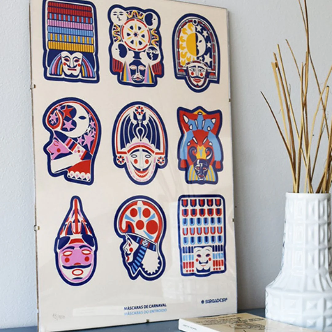 Carnival Masks Print - Image 2