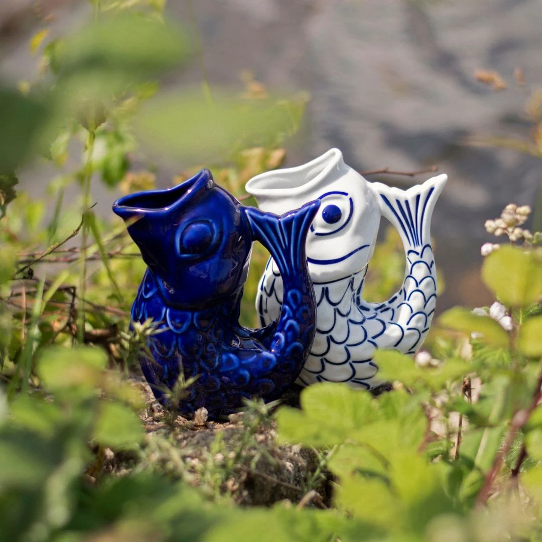 Cobalt Blue Peixe Jug - Image 2