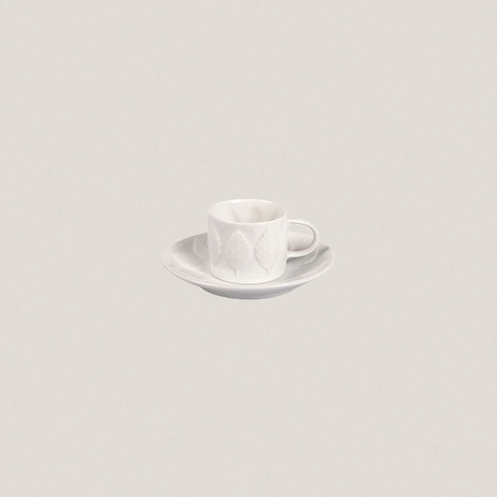 Coffee Cup and Saucer F 73 White
