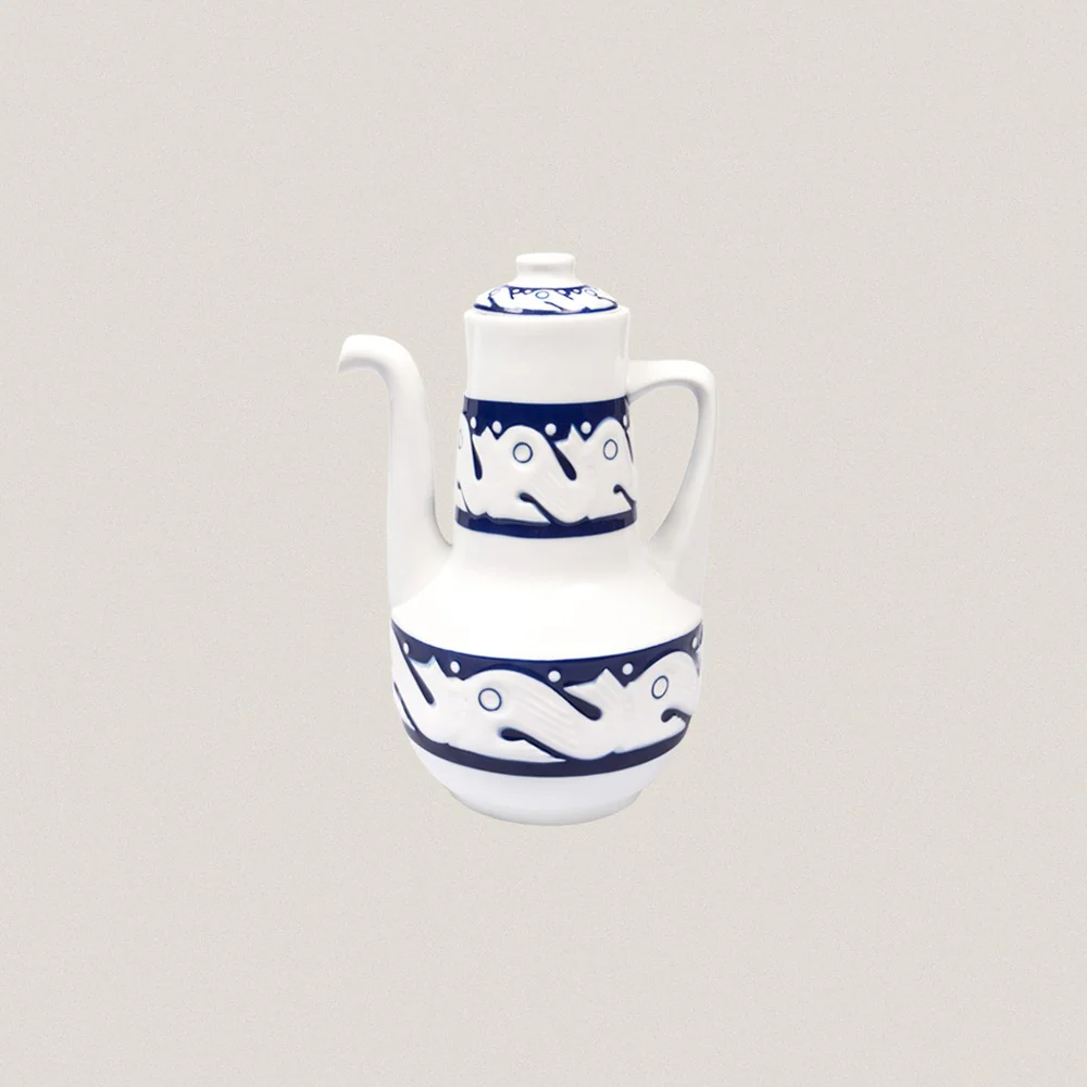Coffee Set 6 services Peixes Azul - Image 3