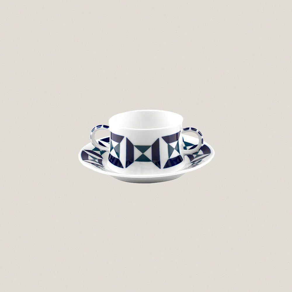 Consomme Cup and Plate Monférico