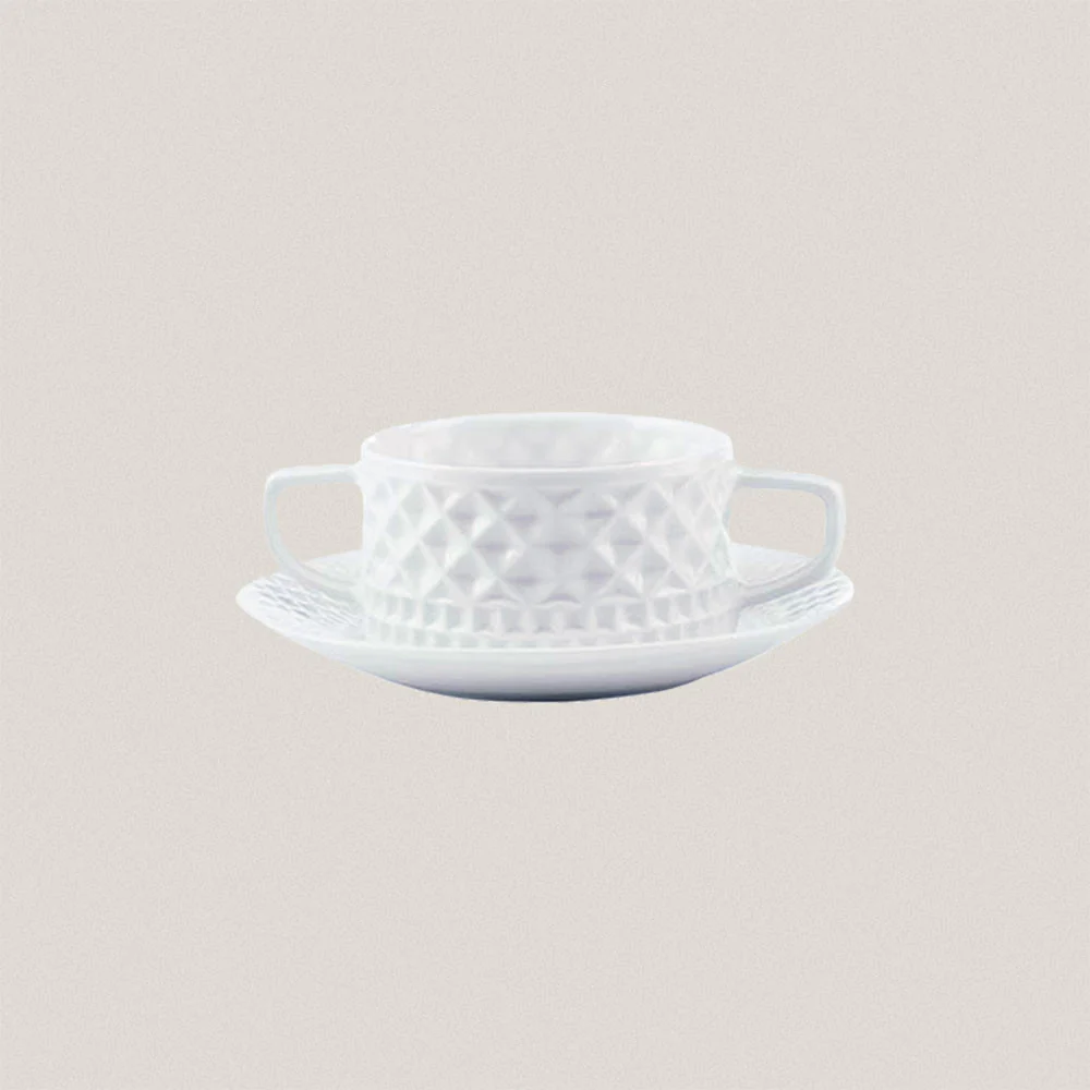 Consomme Cup and Plate Portomarínico