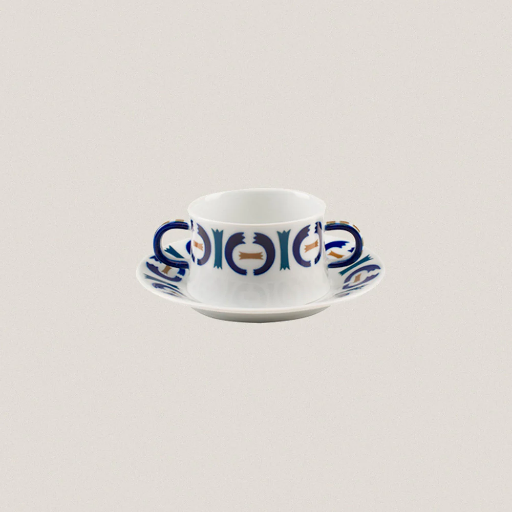 Consomme Cup and Plate Vilar de Donas