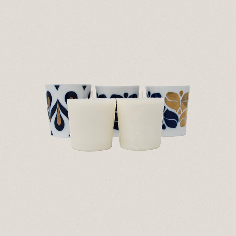Cotton Flower Candles Replacement