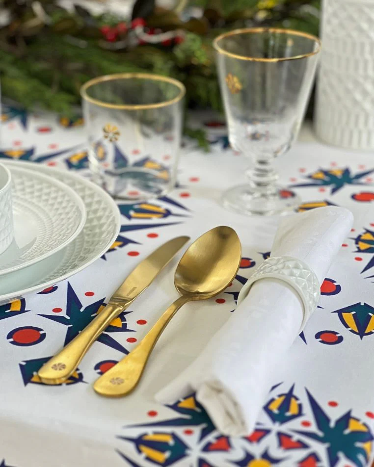 Cutlery 24 Pieces Stainless Steel finished in Matte Gold - Image 2