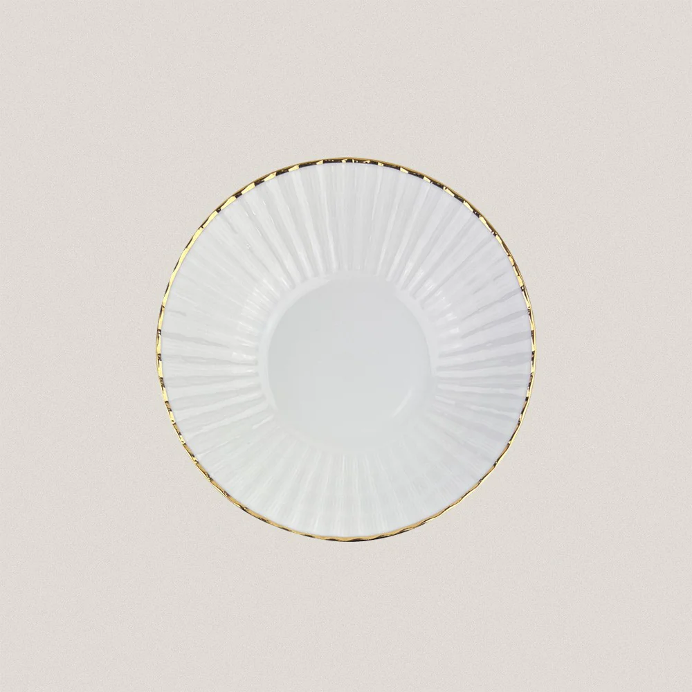 Deep Plate Cuncha Gold Edge