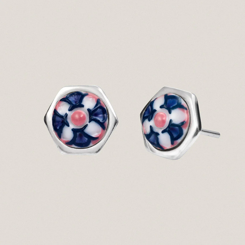 Earrings Set No.1 Hexagonal