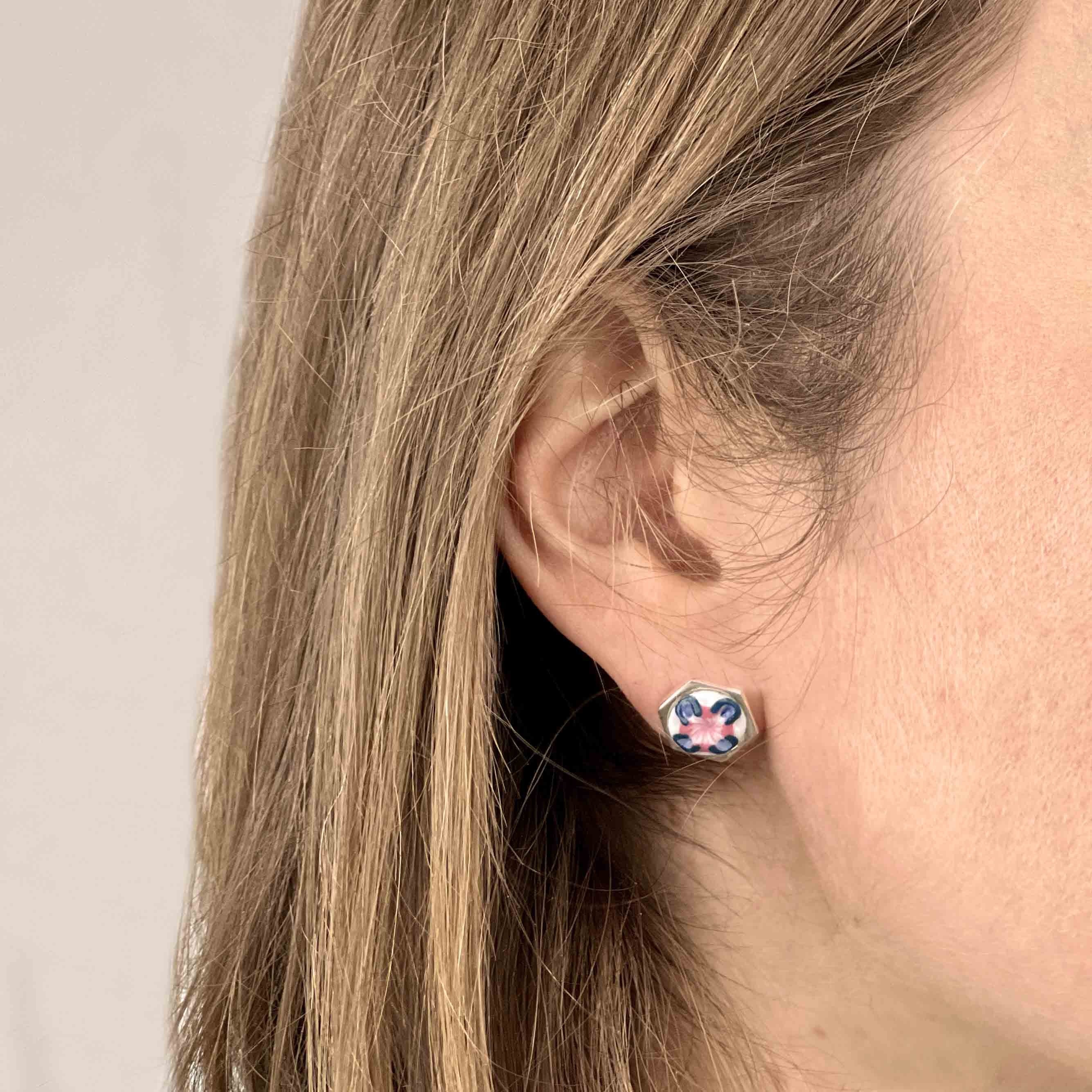 Earrings Set No.1 Hexagonal - Image 2