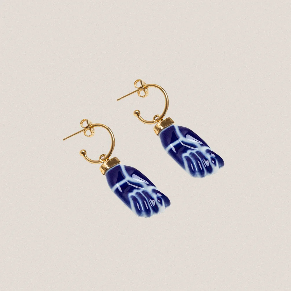 Figa Hoop Earrings - Image 3