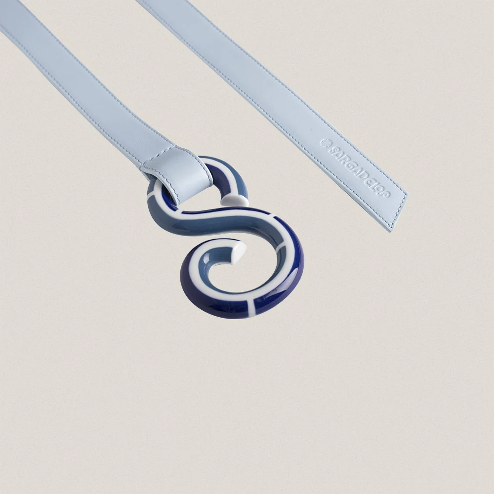 Light Blue S/M Sargadelos’ S Belt - Image 3