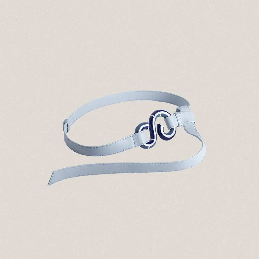 Light Blue S/M Sargadelos’ S Belt - Image 4