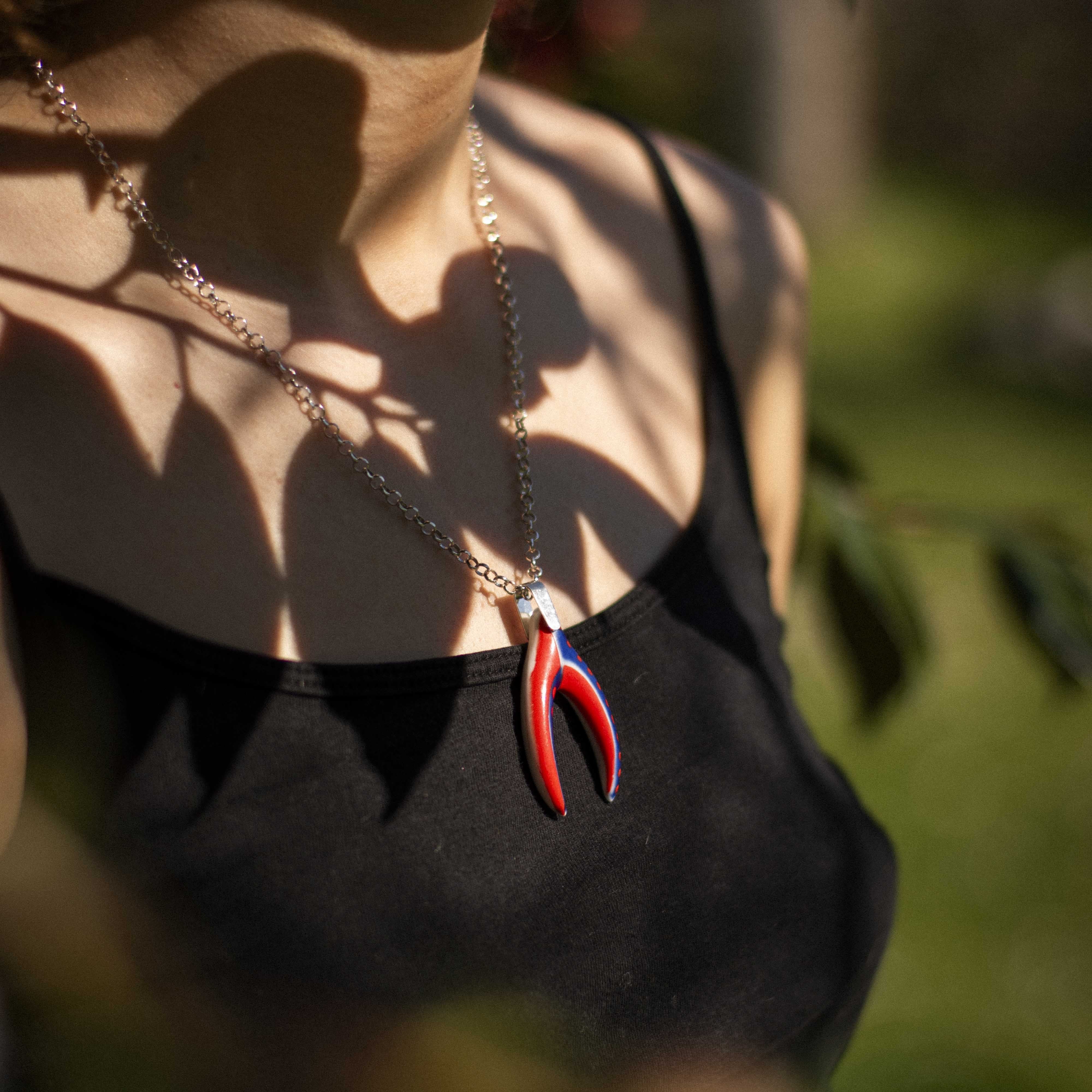 LITTLE PENDANT FETISH BICORN WITH HANDLE - Image 2