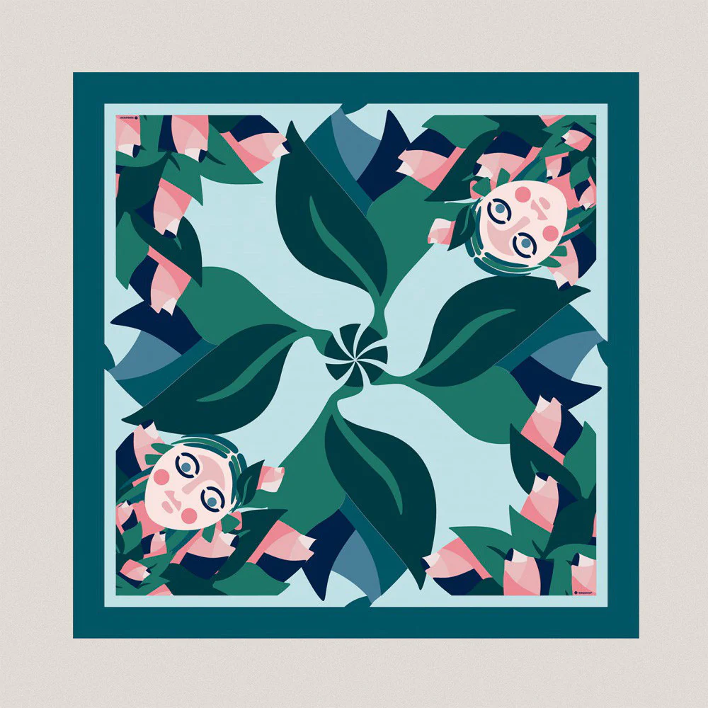 Medals Silk Scarf