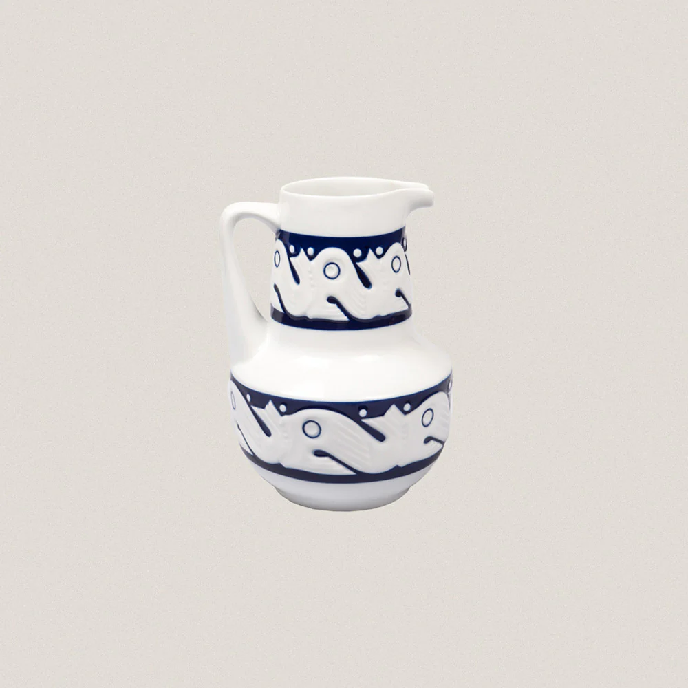 Milk Jug Gr Peixes Azul
