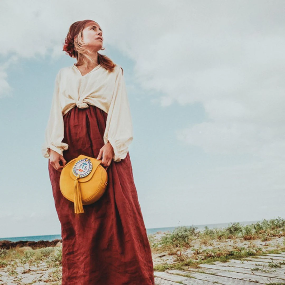 Mustard Sphere Bag - Image 2