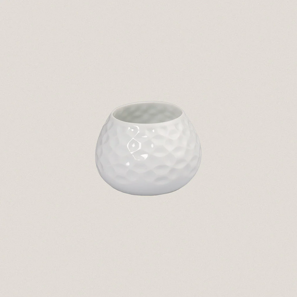 Ondas Relief Candle Holder