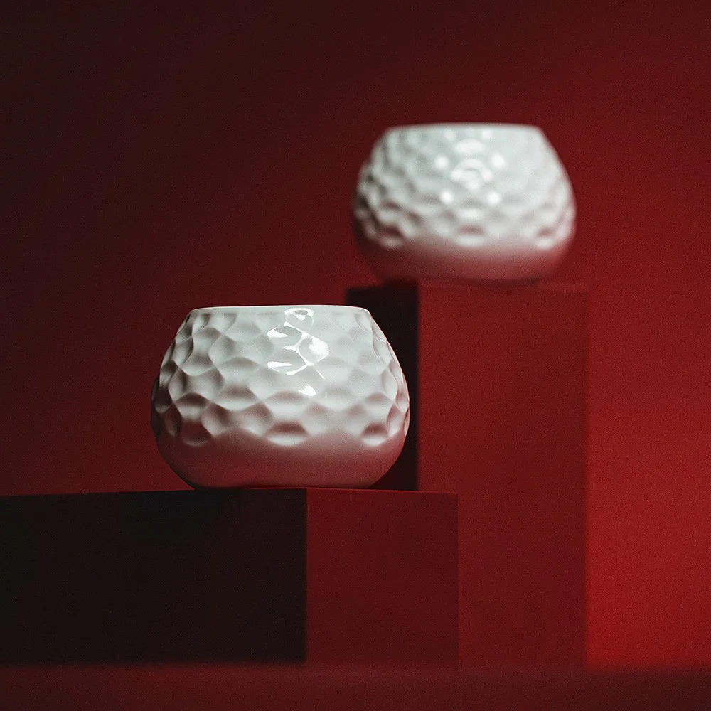 Ondas Relief Candle Holder - Image 2