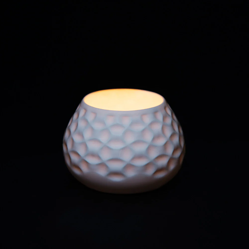 Ondas Relief Candle Holder - Image 3