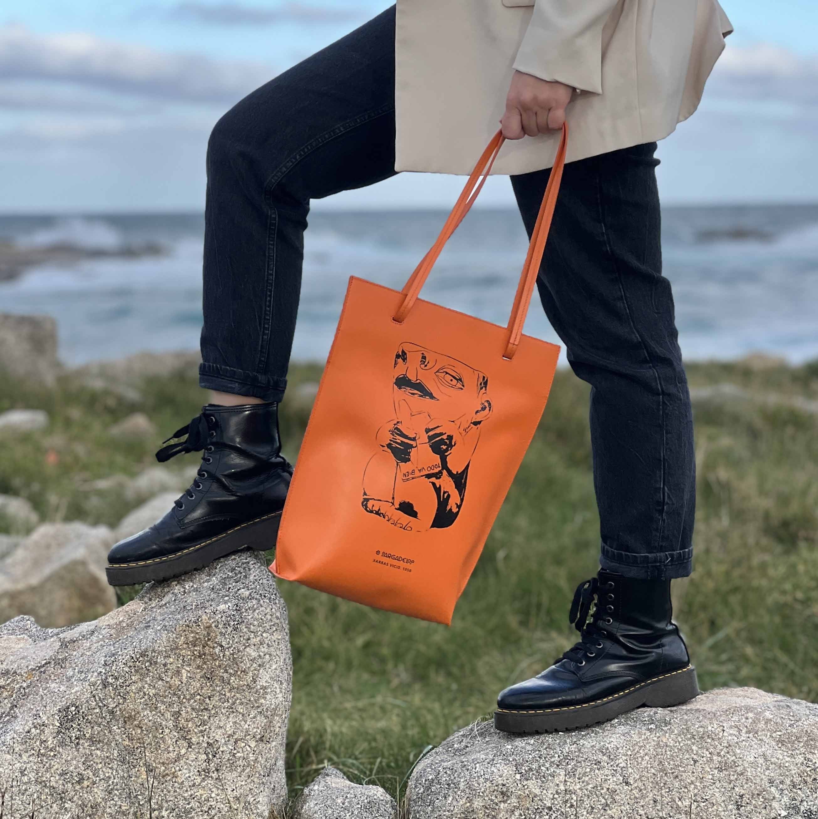 Orange Vicios Tote Bag - Image 2