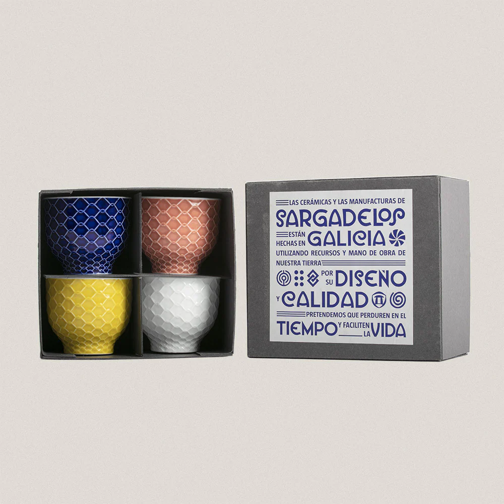 Pack 4 Cups/Mugs Rede