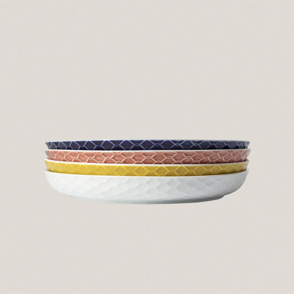 Pack 4 Flat Bowl L Rede
