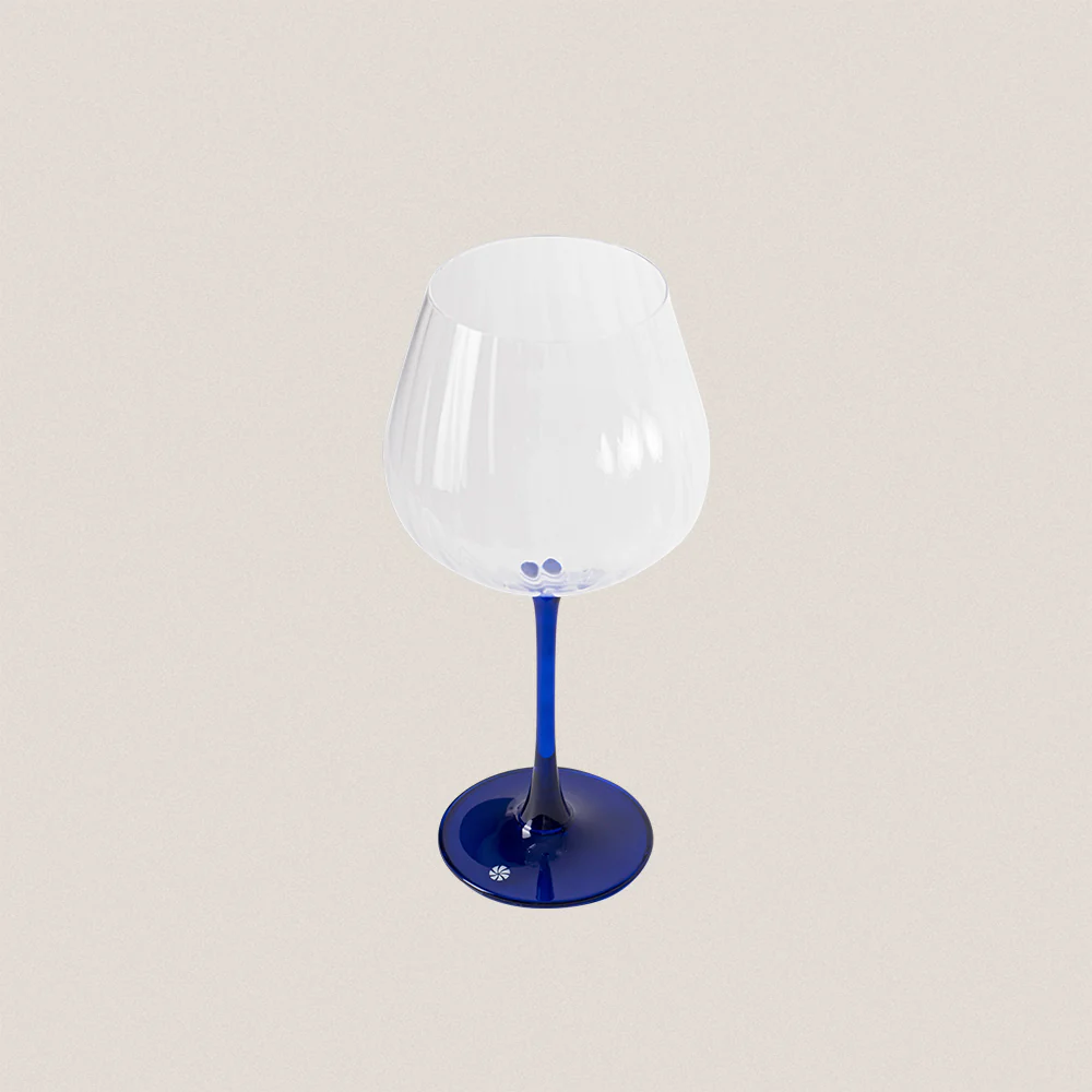 Pack 6 copas tallo azul cobalto - Image 3