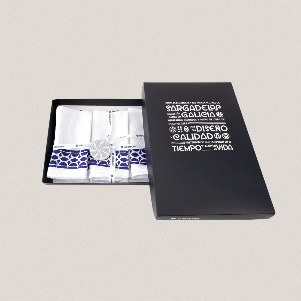 Pack 6 Linen Viz Napkins (45x45) - Image 2