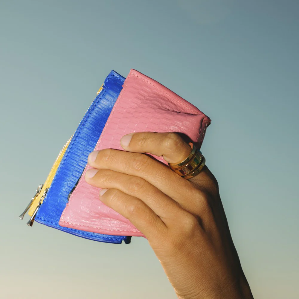 Pink Granadínico Trapezio Change Purse - Image 2