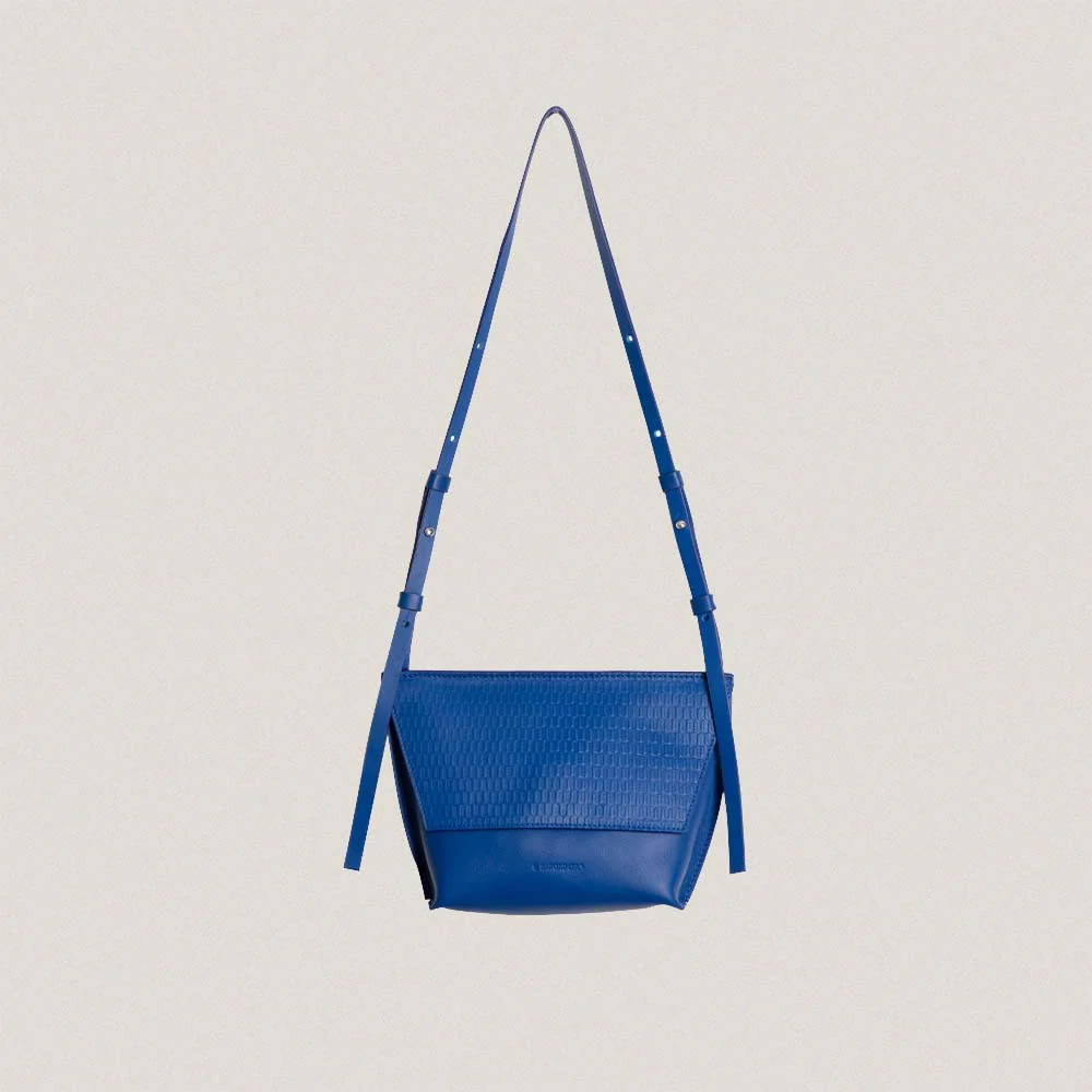 S Blue Granadínico Trapezio Bag