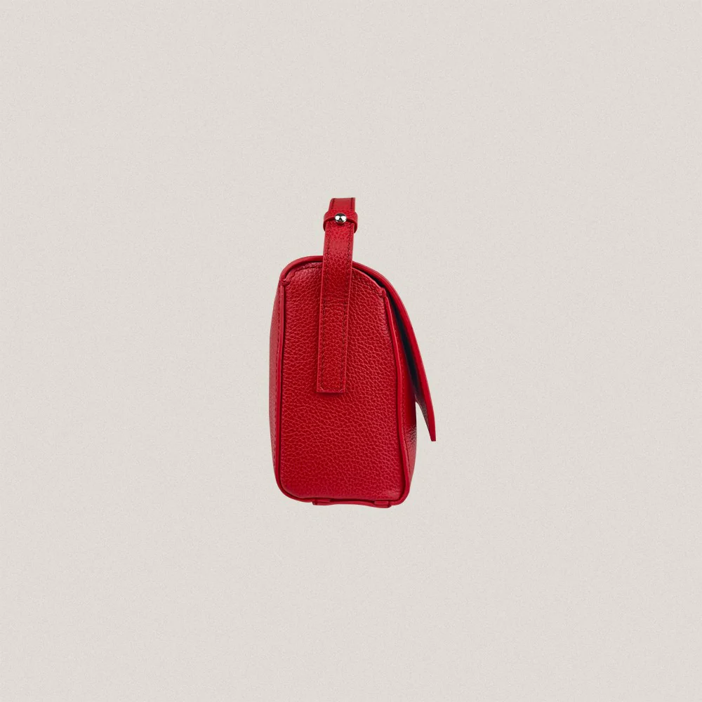 S Red Galos Flap Bag - Image 4