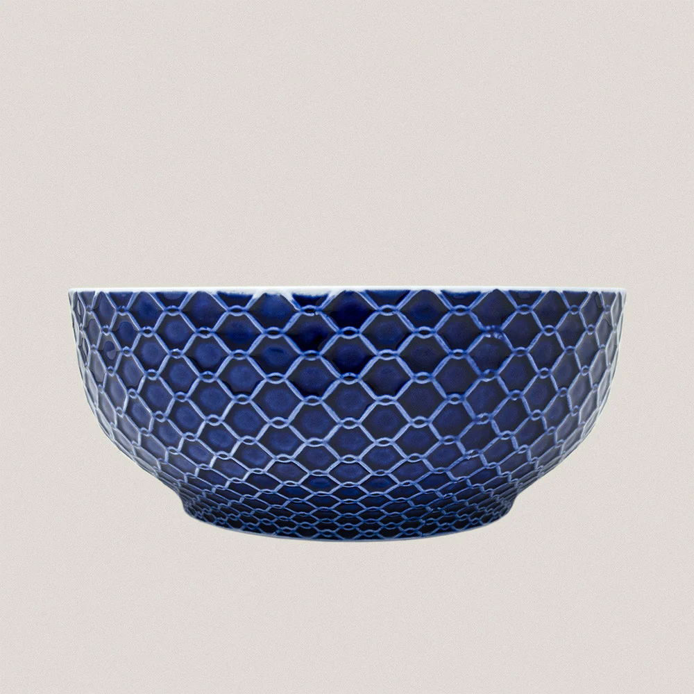 Salad Bowl Rede Blue Cobalt