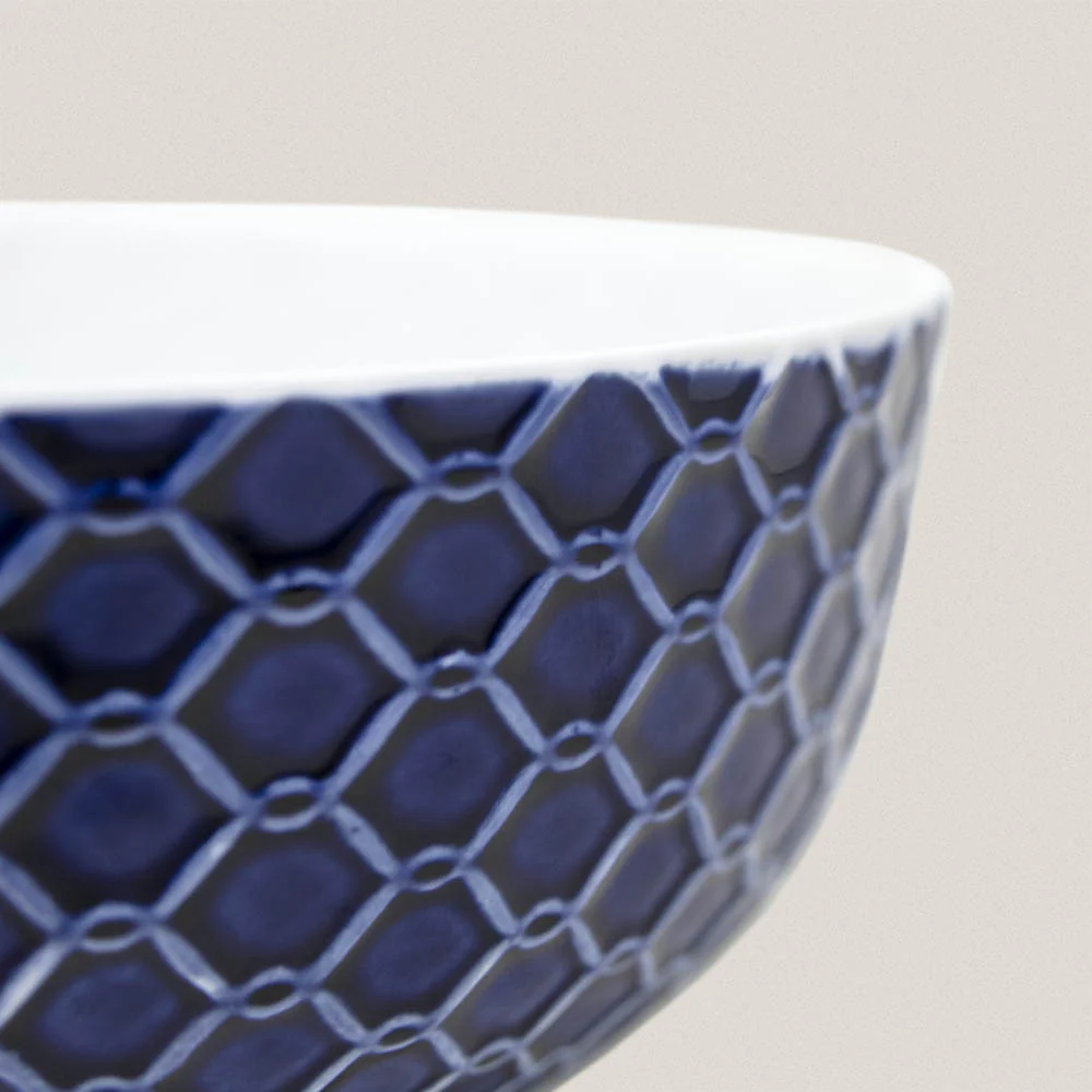 Salad Bowl Rede Blue Cobalt - Image 4