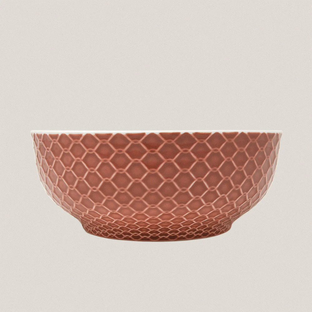 Salad Bowl Rede Tile Pink