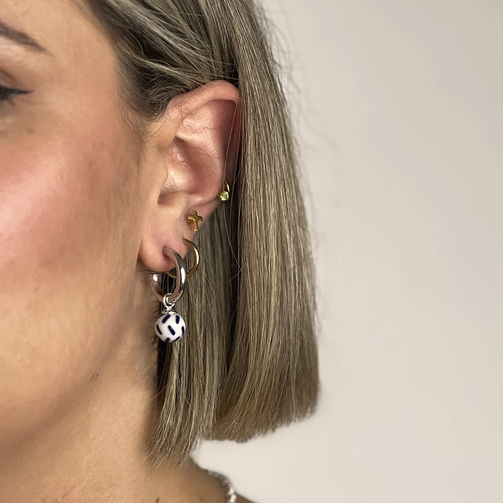 Set Beta Hoop Earrings - Image 2