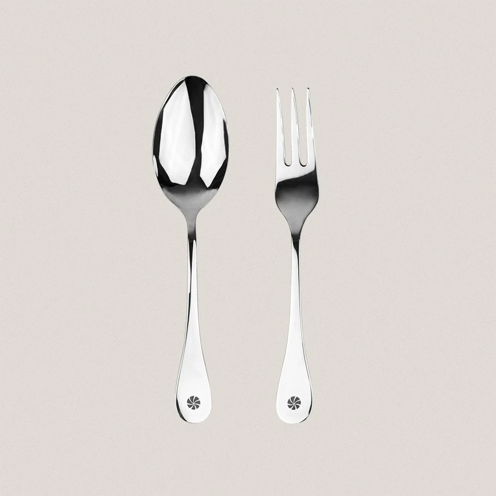 Stainless Steel Trisquel Serving Cutlery Set