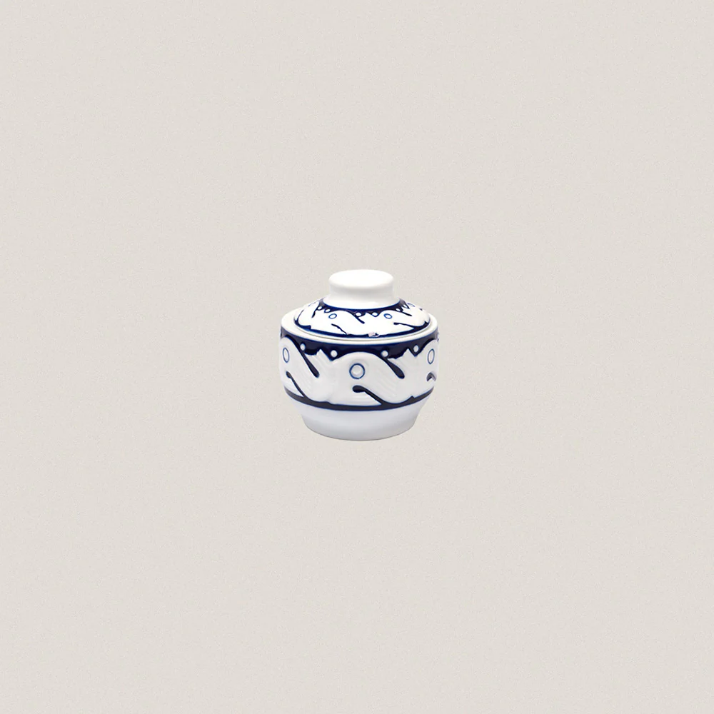 Sugar Bowl Peixes Azul