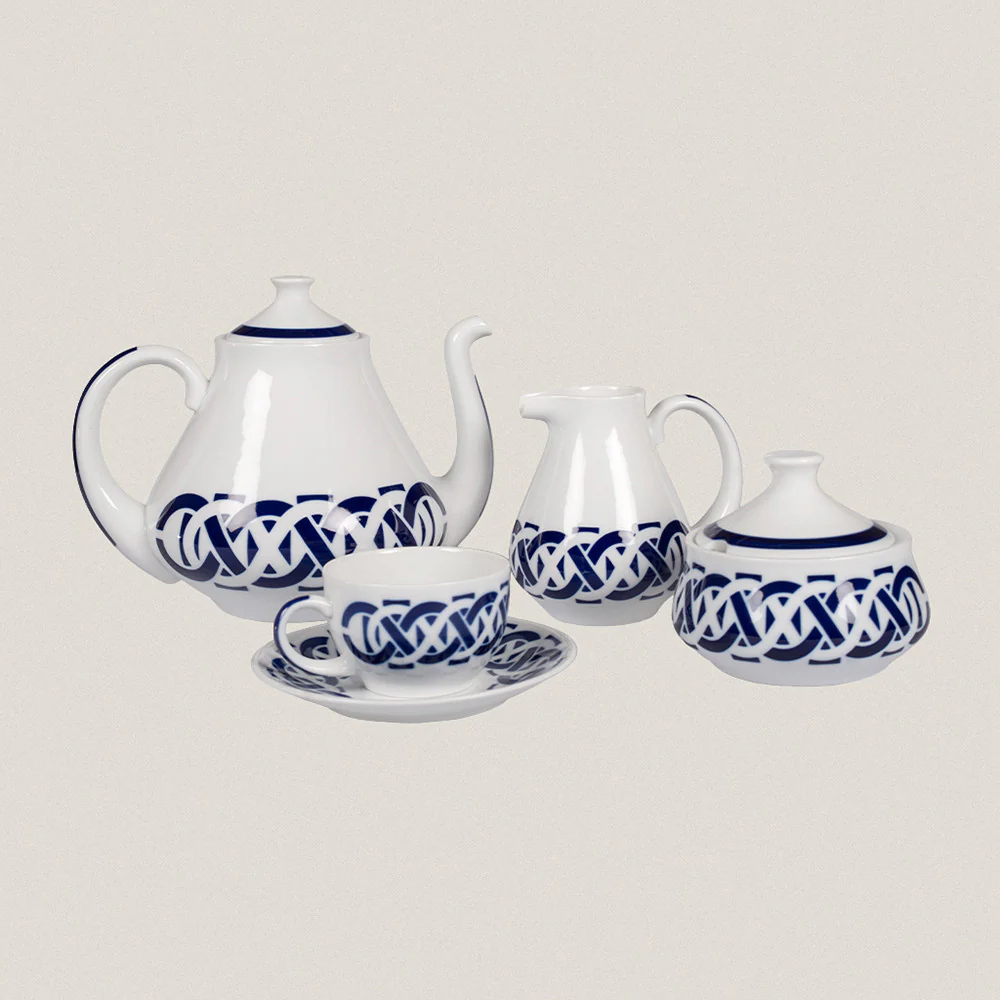 Tea Set 6 services Encadrelado
