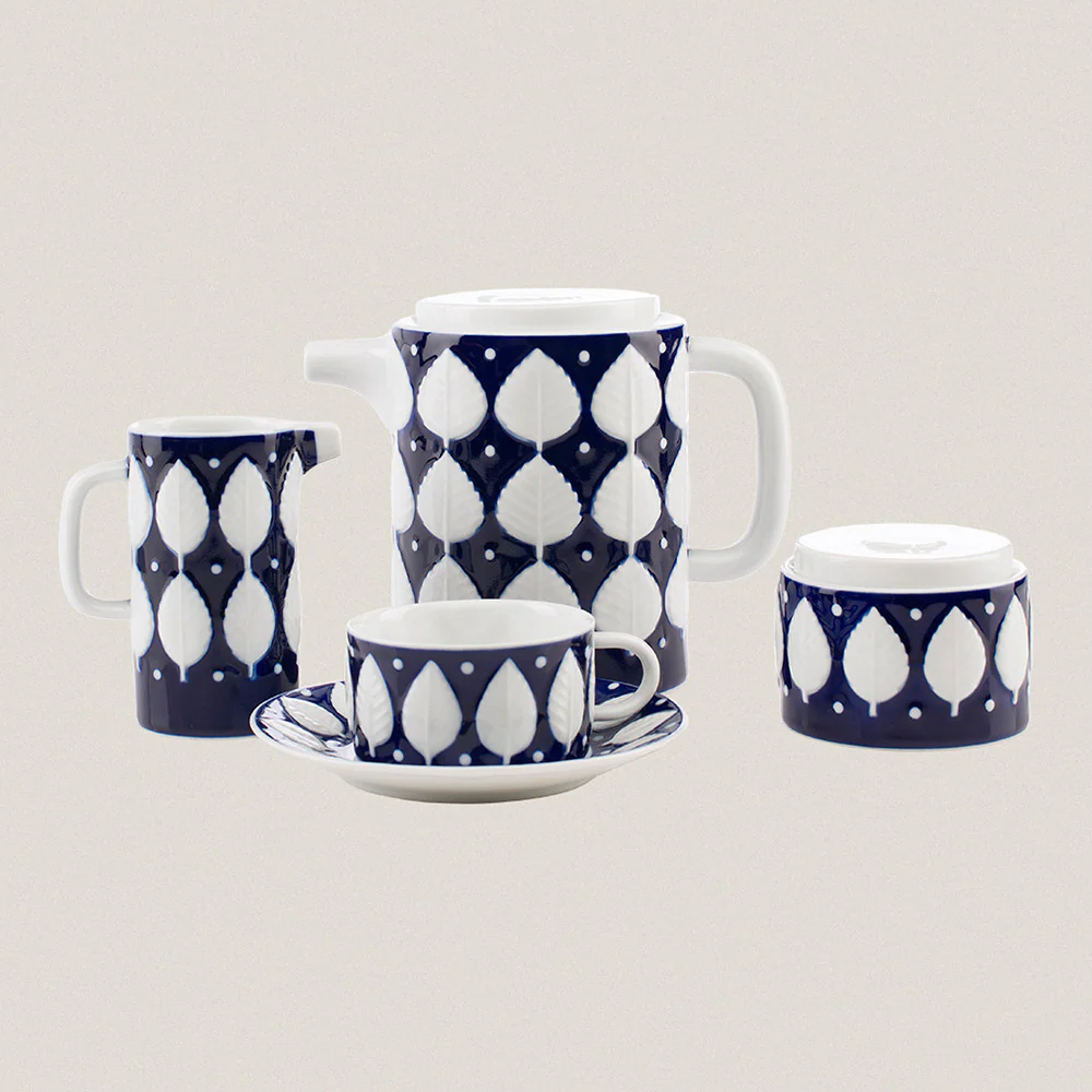 Tea Set 6 services F73 Azul