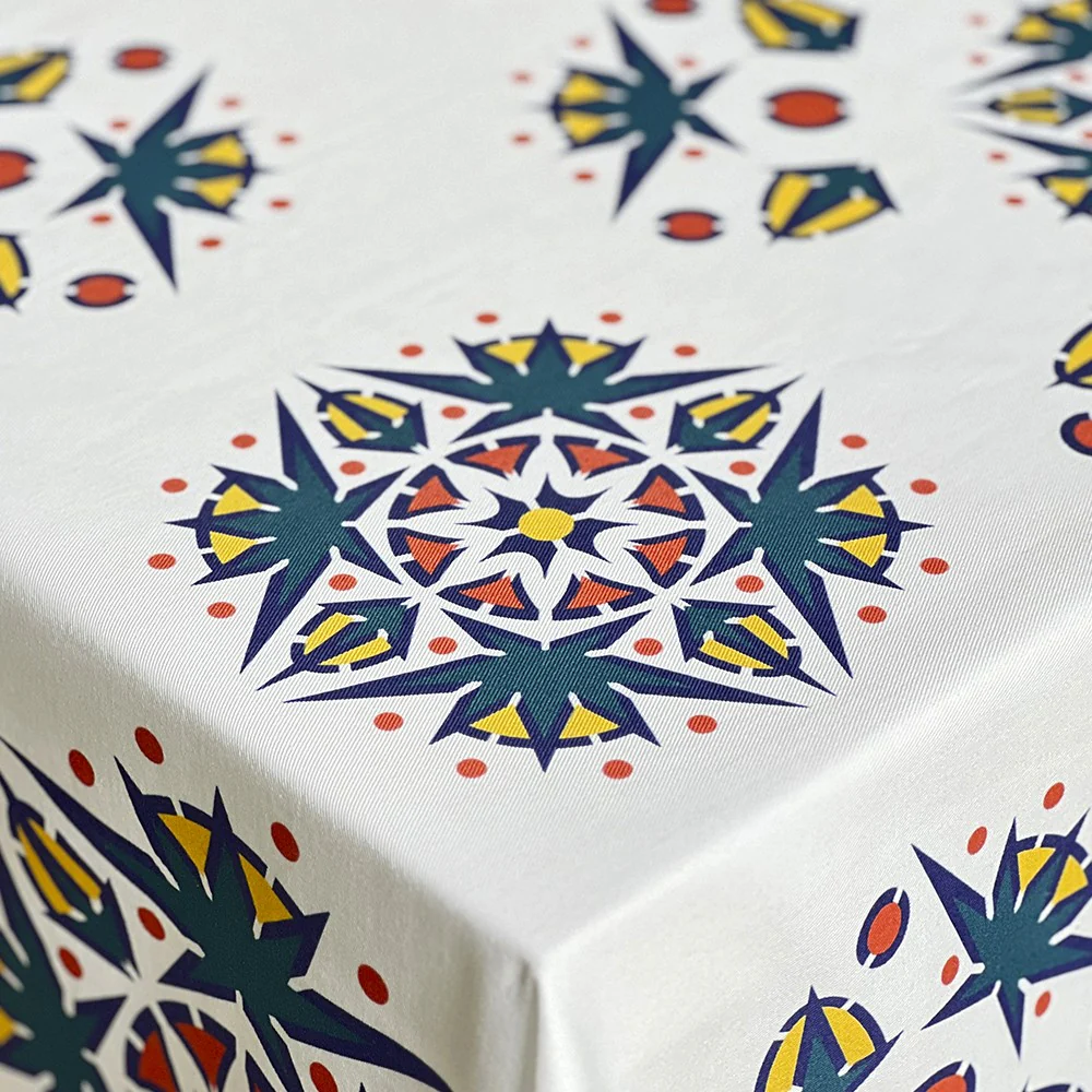 Toxo Color Cotton Tablecloth - Image 3
