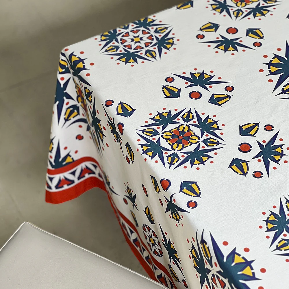 Toxo Color Cotton Tablecloth - Image 4