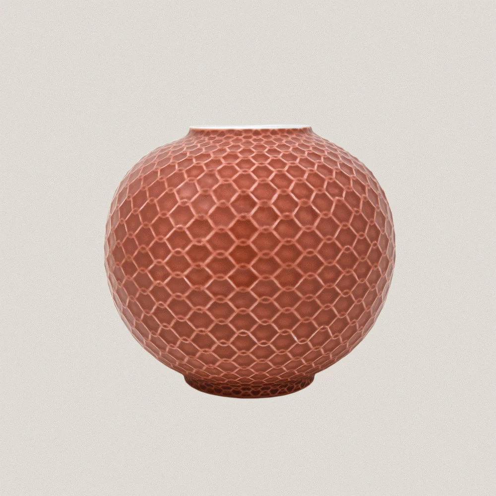 Vase Rede Tile Pink