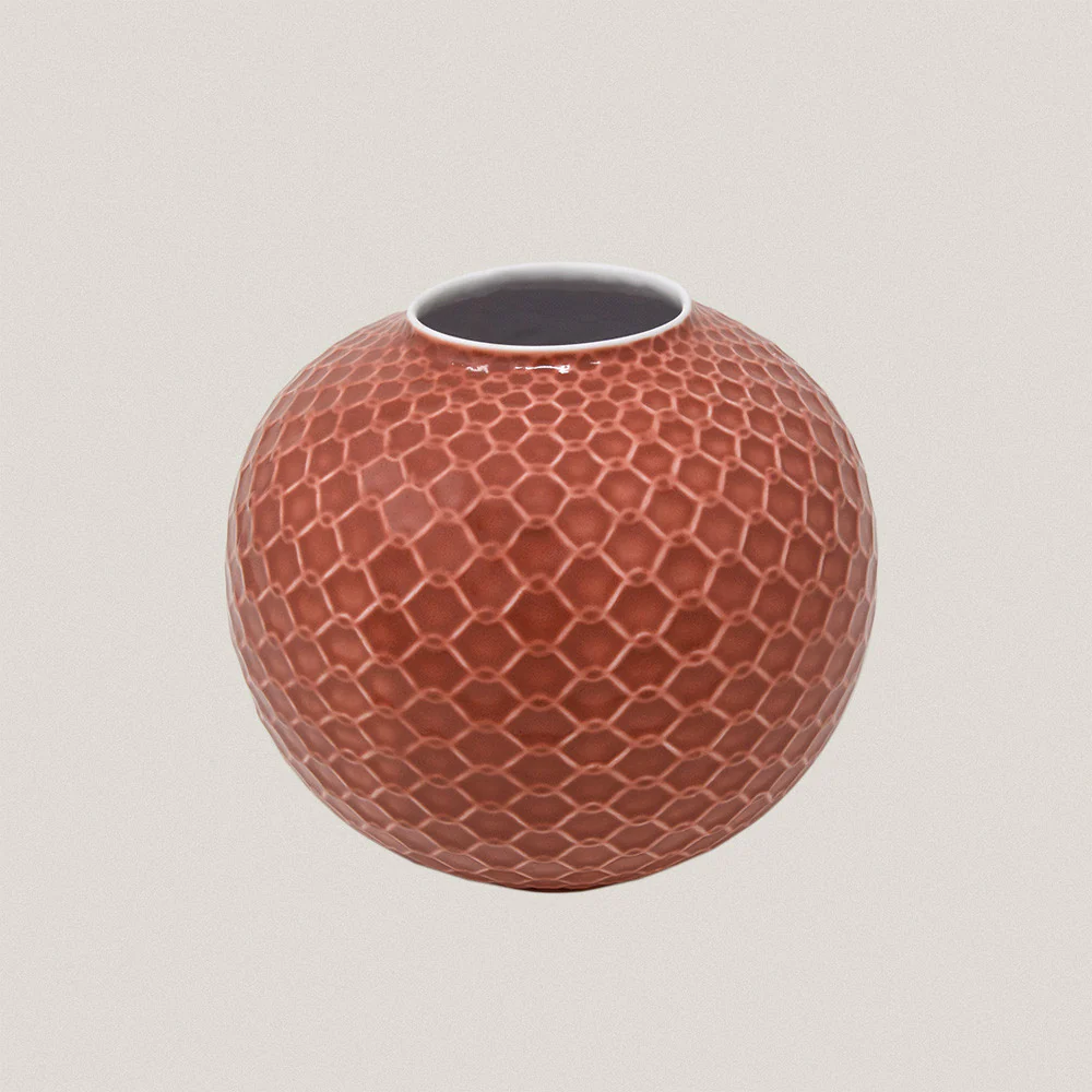 Vase Rede Tile Pink - Image 4
