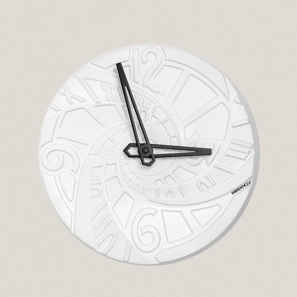 White Clock Triple Helicoidal